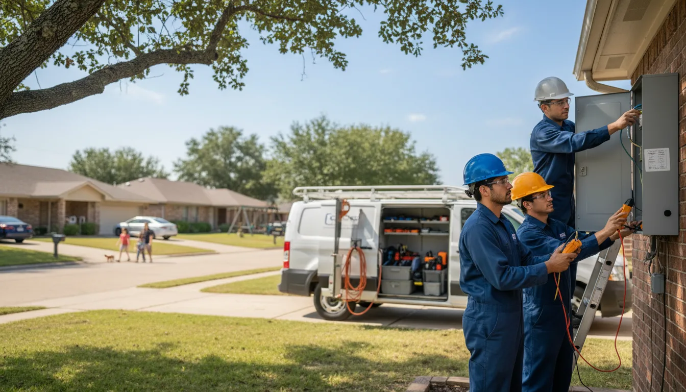 Certified electrician providing emergency electrical services in Vivian, LA